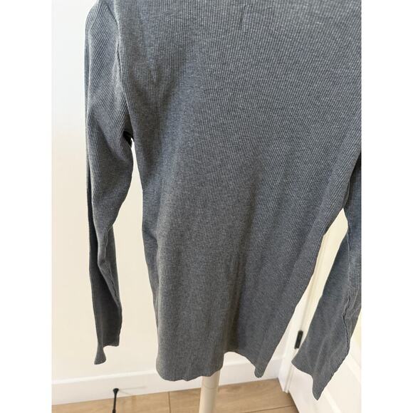 WSLY Rivington Ribbed Long‎ Sleeve Top Heather Grey Size Medium - Picture 6 of 9